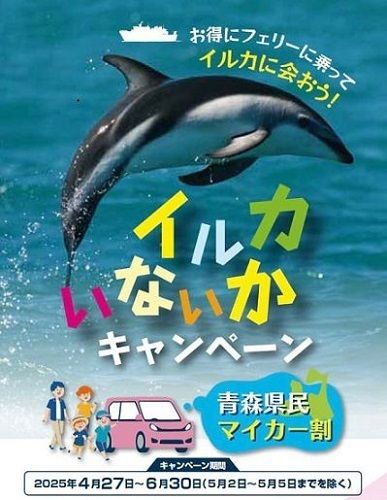 むつ湾フェリー「イルカいないかキャンペーン2025」 | 青森びいき