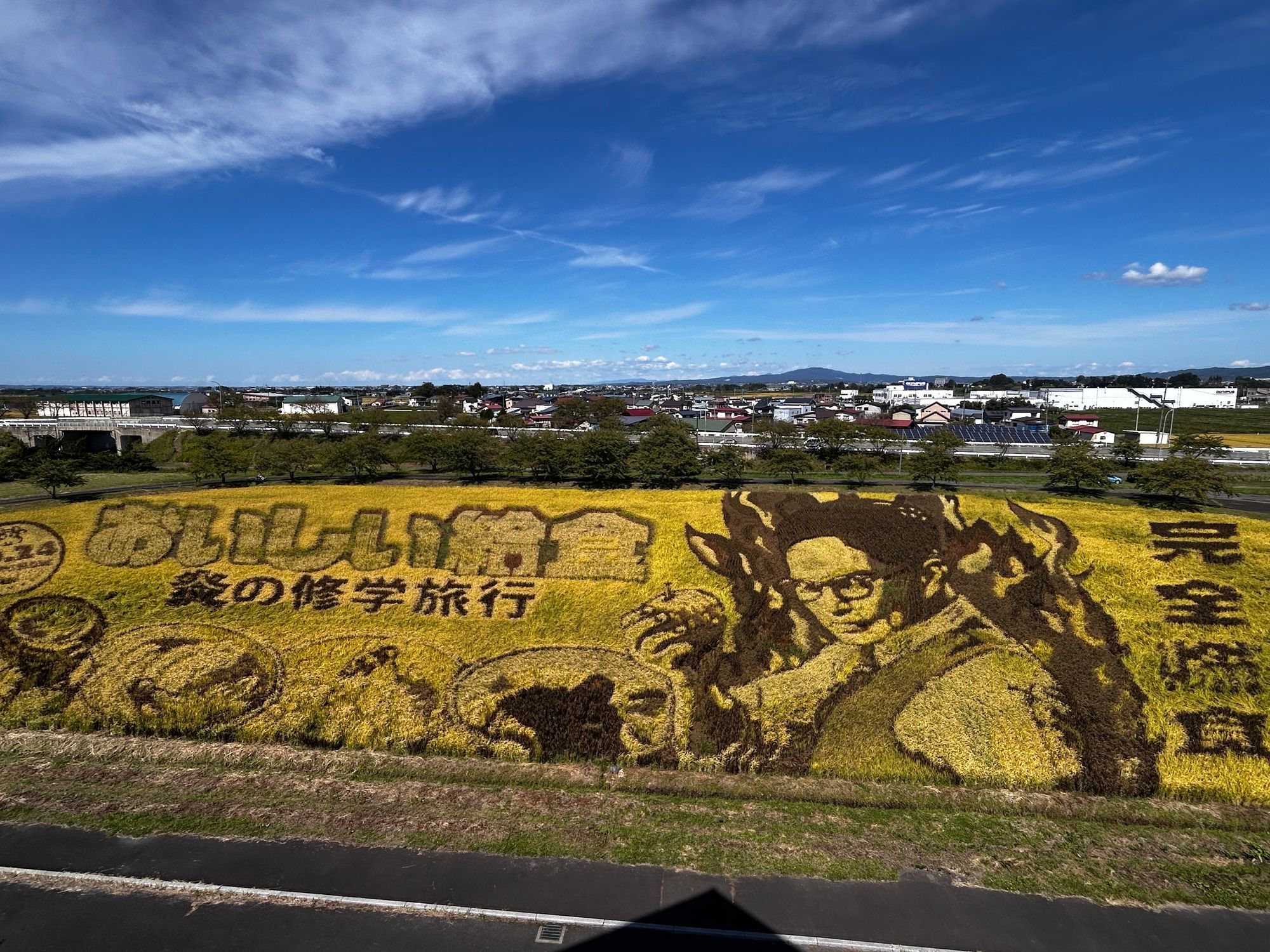 いなかだて 道の駅 田んぼアートがすごい😍 | 青森びいき