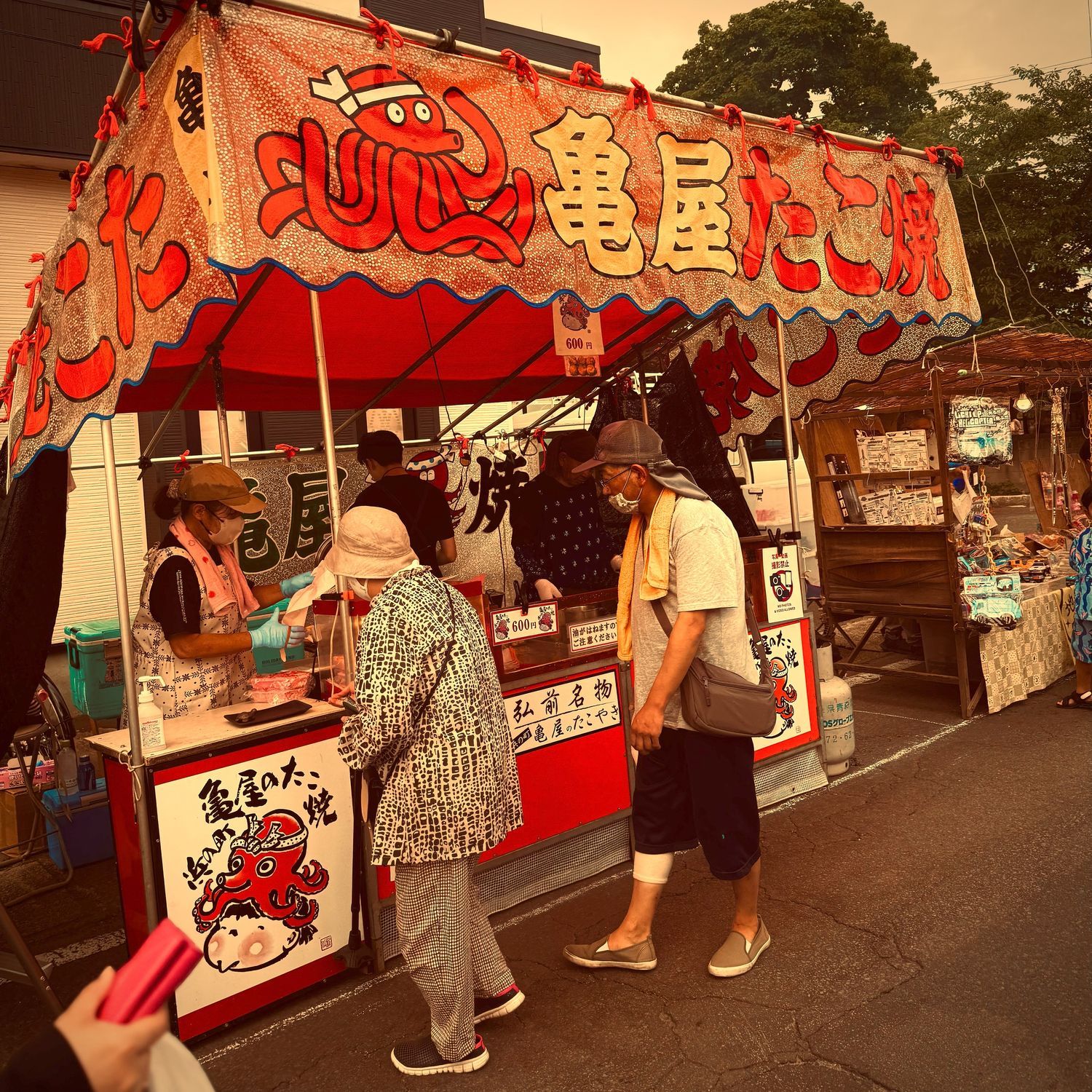 胸肩神社⛩️参り やっぱり、亀屋のたこ焼き👀 | 青森びいき
