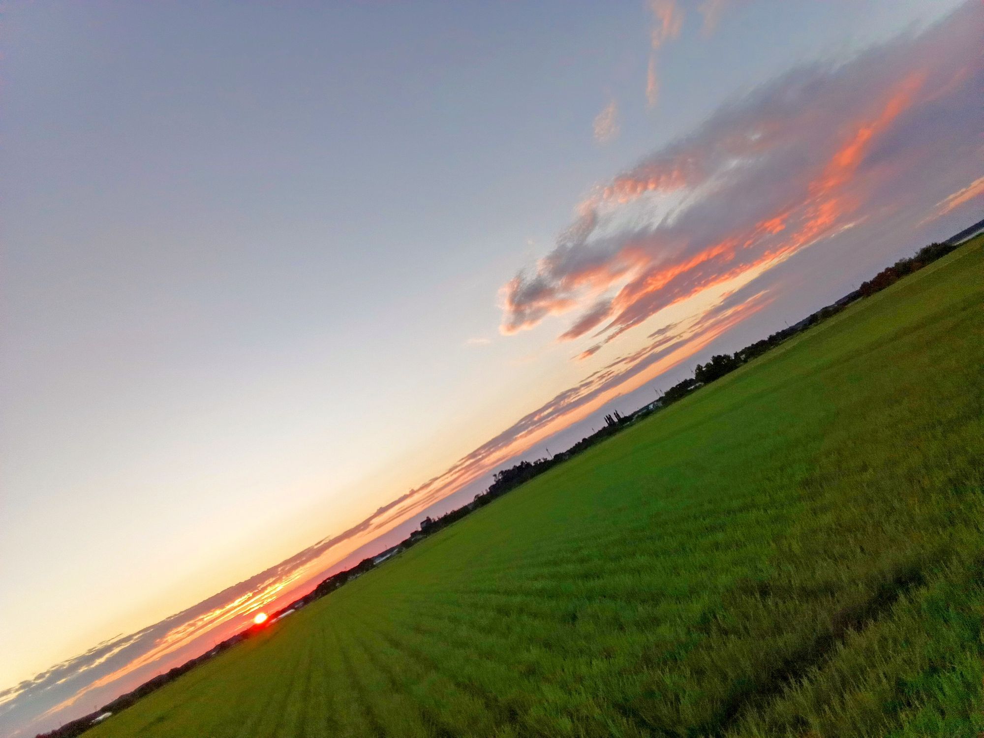 つがる市木造〜森田 田園・岩木山 夕刻 2025/07/20 | 青森びいき