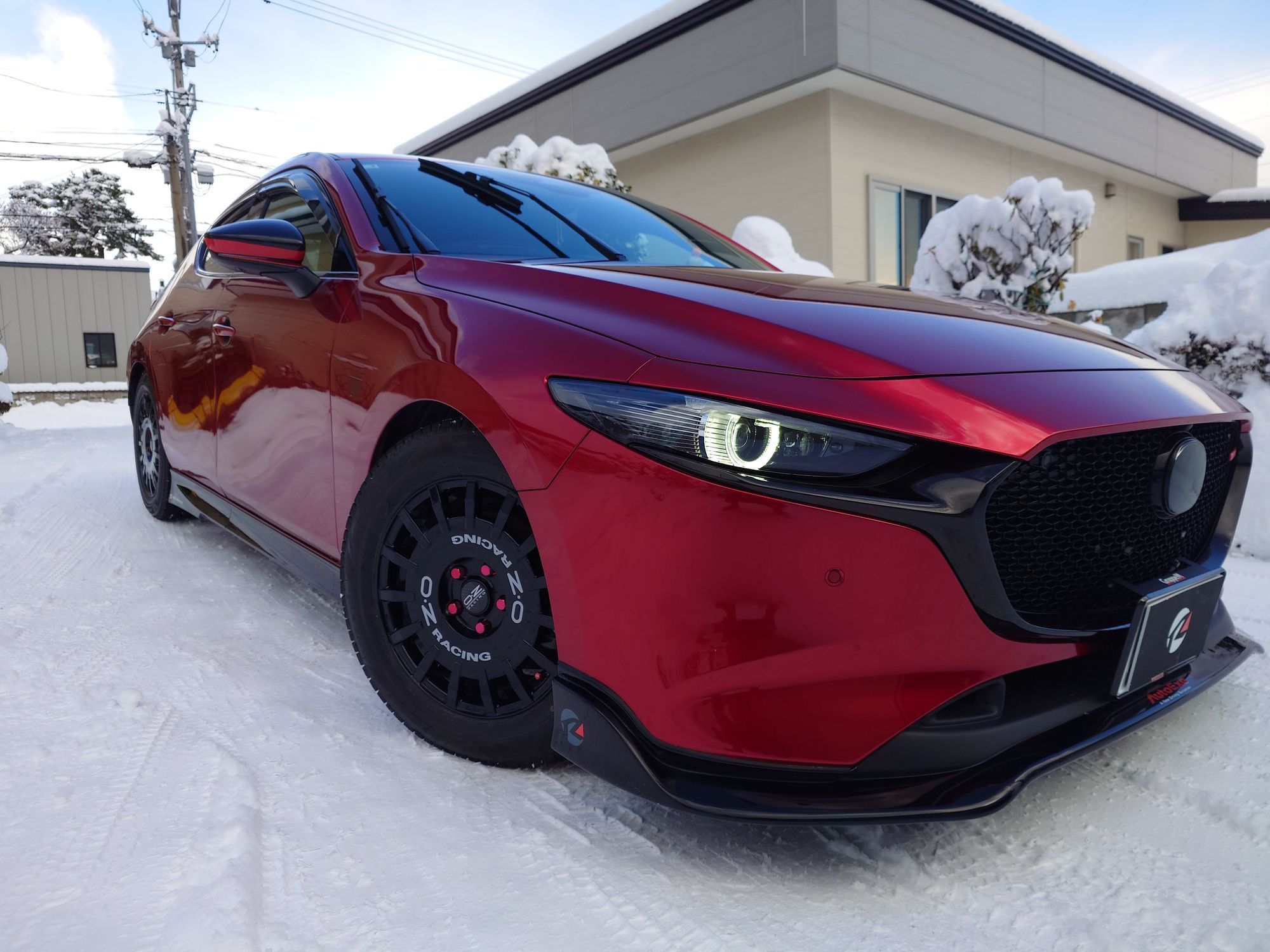 マツダ16インチ　スタッドレス1 スタッドレス用に16インチを履いていた頃の写真を発掘。 | CLUB MAZDA