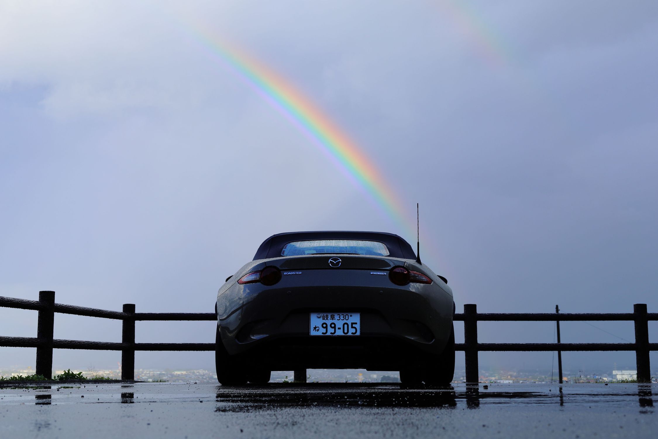 仕事と雨の後の綺麗な虹🌈 | CLUB MAZDA COMMUNITY