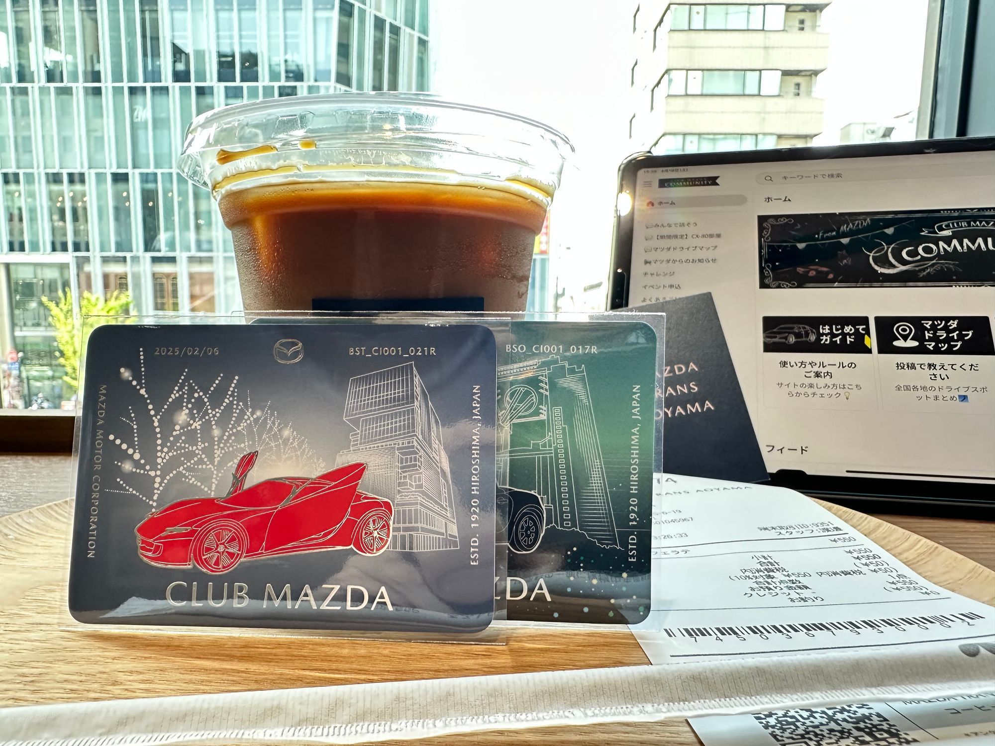 ついにMAZDA TRANS AOYAMAでカードをゲット！ | CLUB MAZDA COMMUNITY