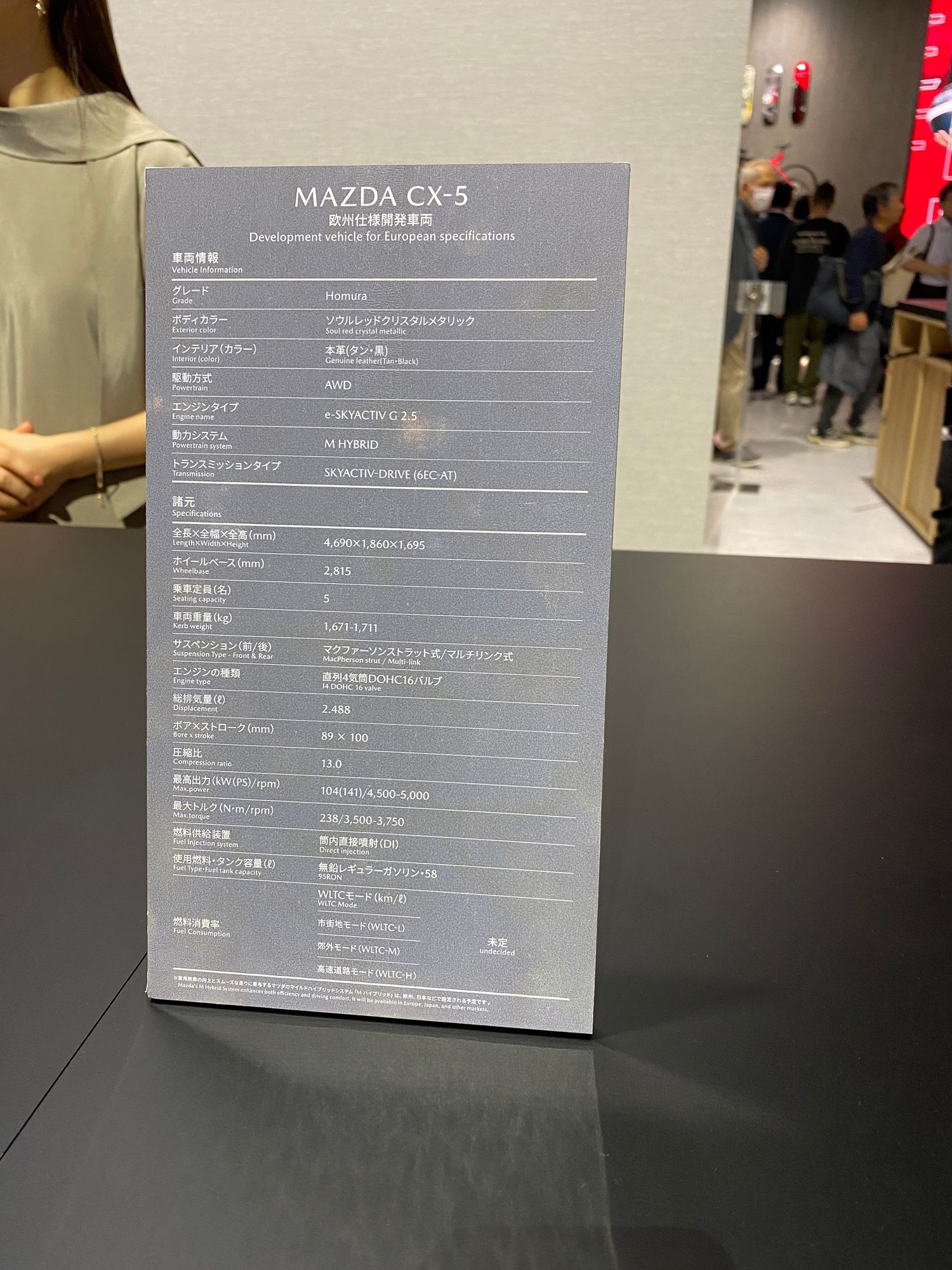 新型CX-5に座ってきた（モビリティショー） | CLUB MAZDA COMMUNITY