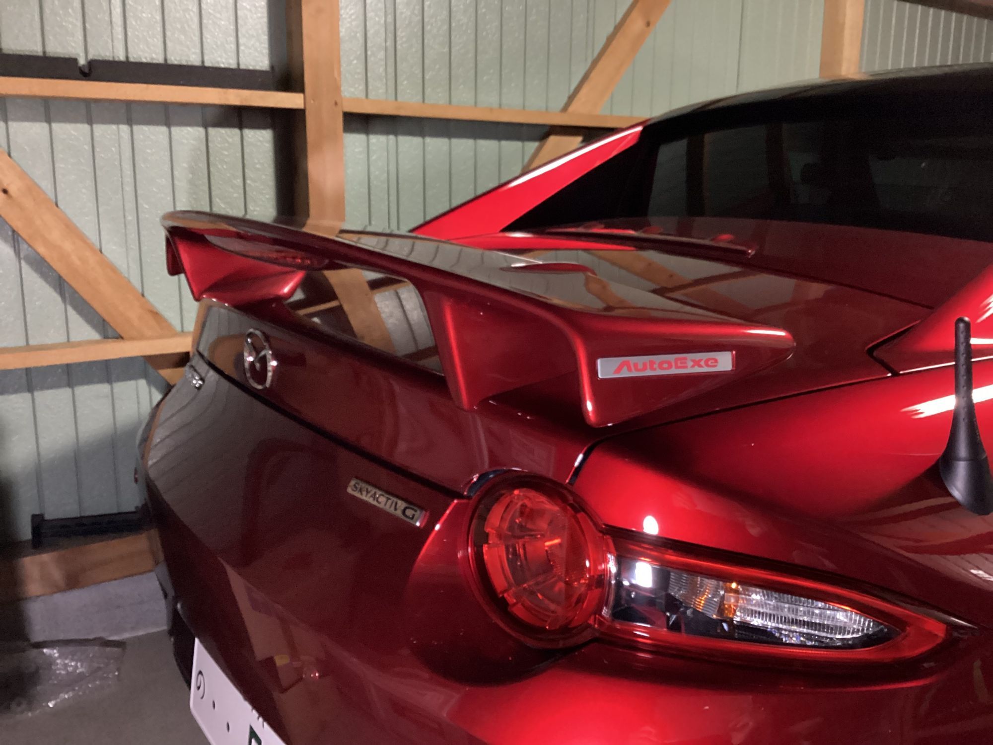 AutoExeリアウィングの取り付け 感想 | CLUB MAZDA COMMUNITY