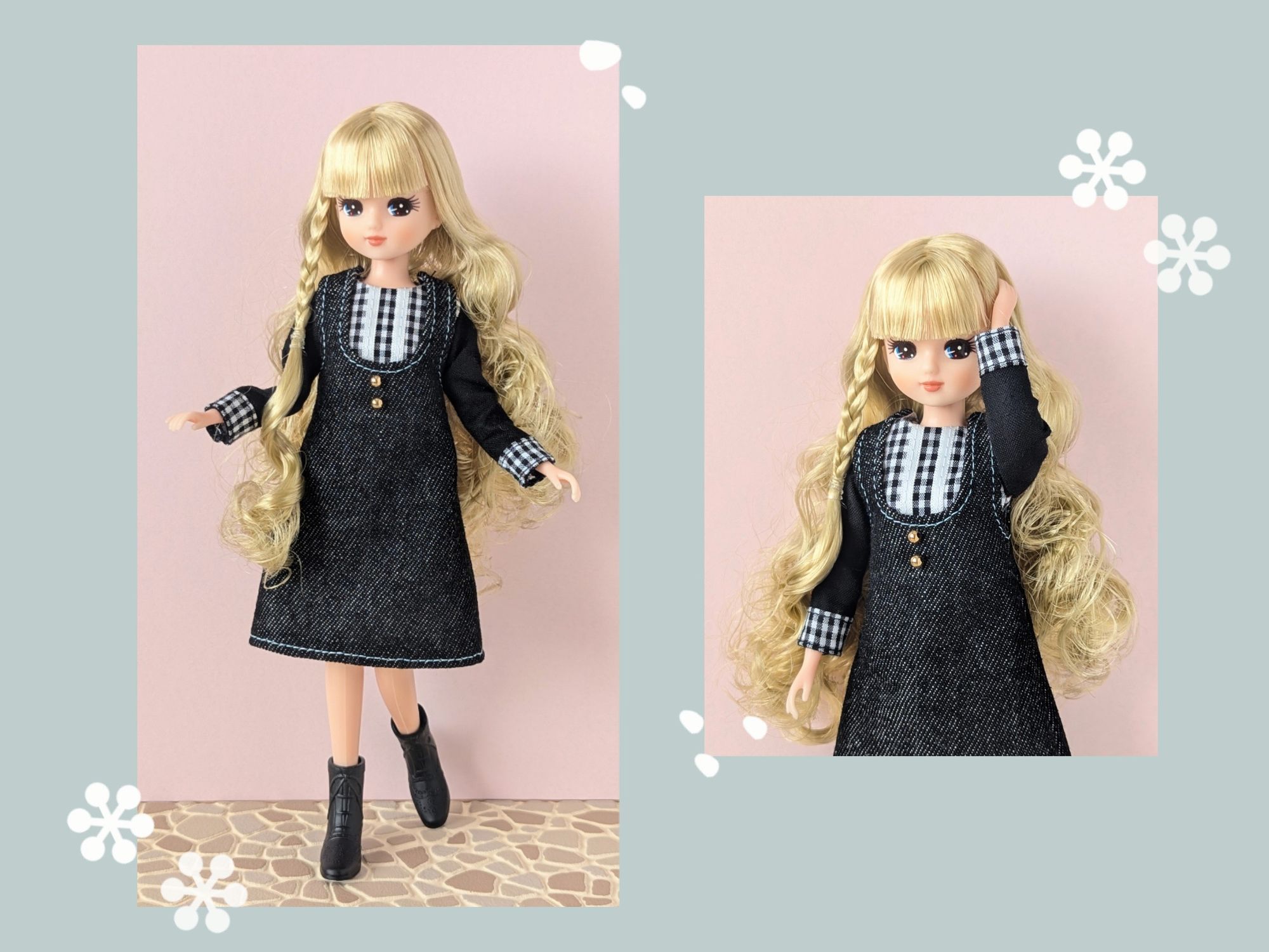 トップスとジャンパースカート作りました🔅🪡 | リカちゃんポータル