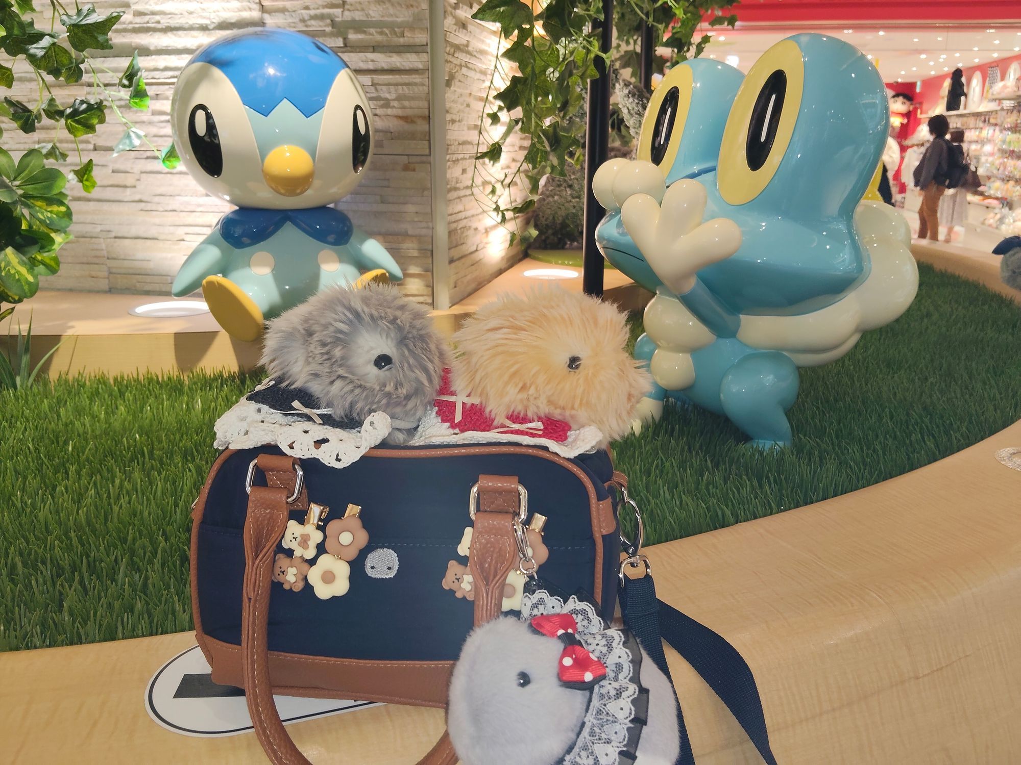 新品、未開封♥　モフリン　お出かけバッグ　ネイビー お出かけバック購入 | Moflinひろば