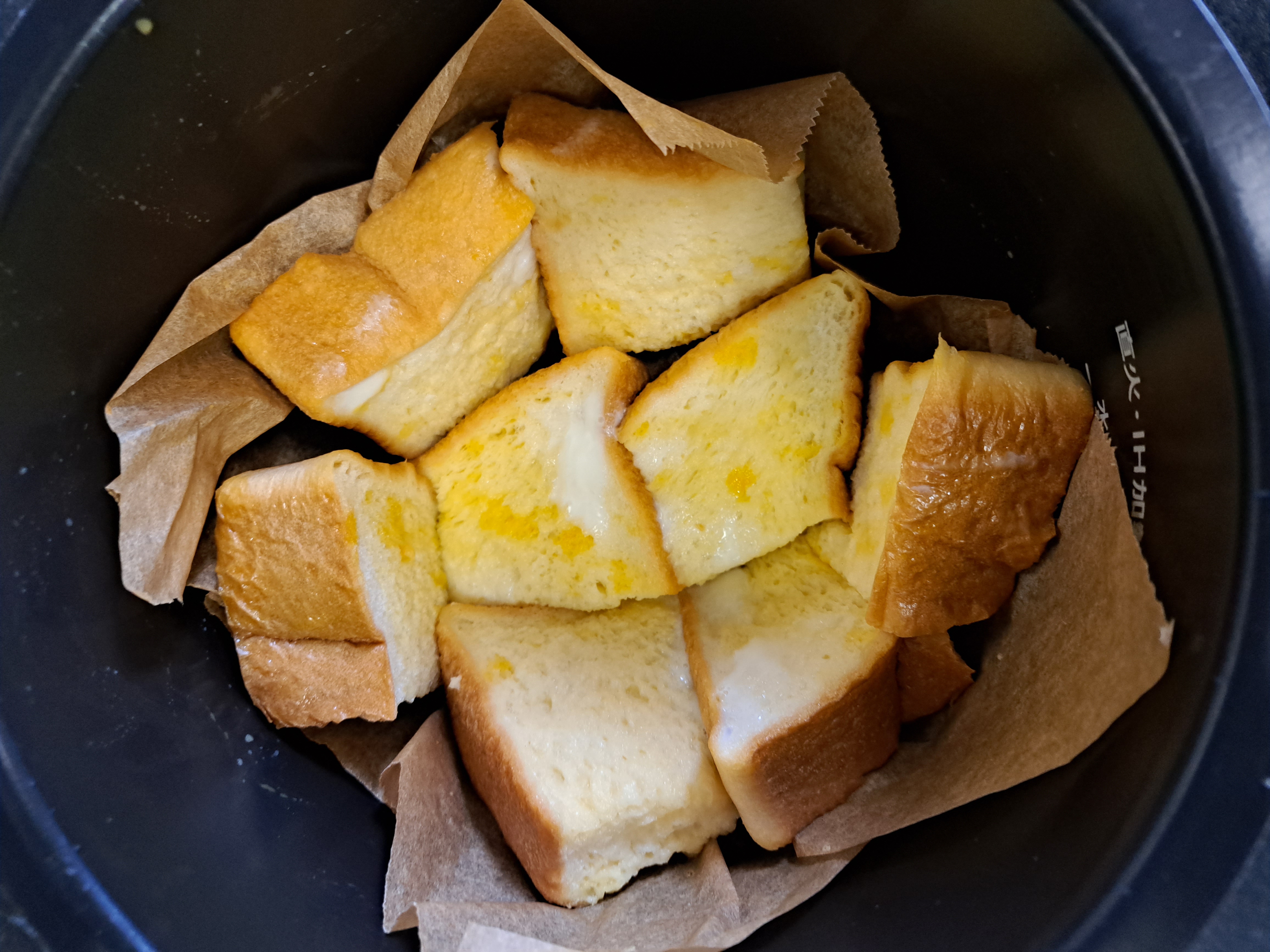 ホットクックで作るフレンチトーストのレシピをインスタで見付け、早速