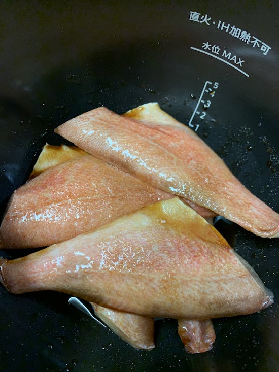 ホットクック部 赤魚の煮付け ホットクック部 赤魚の煮付け