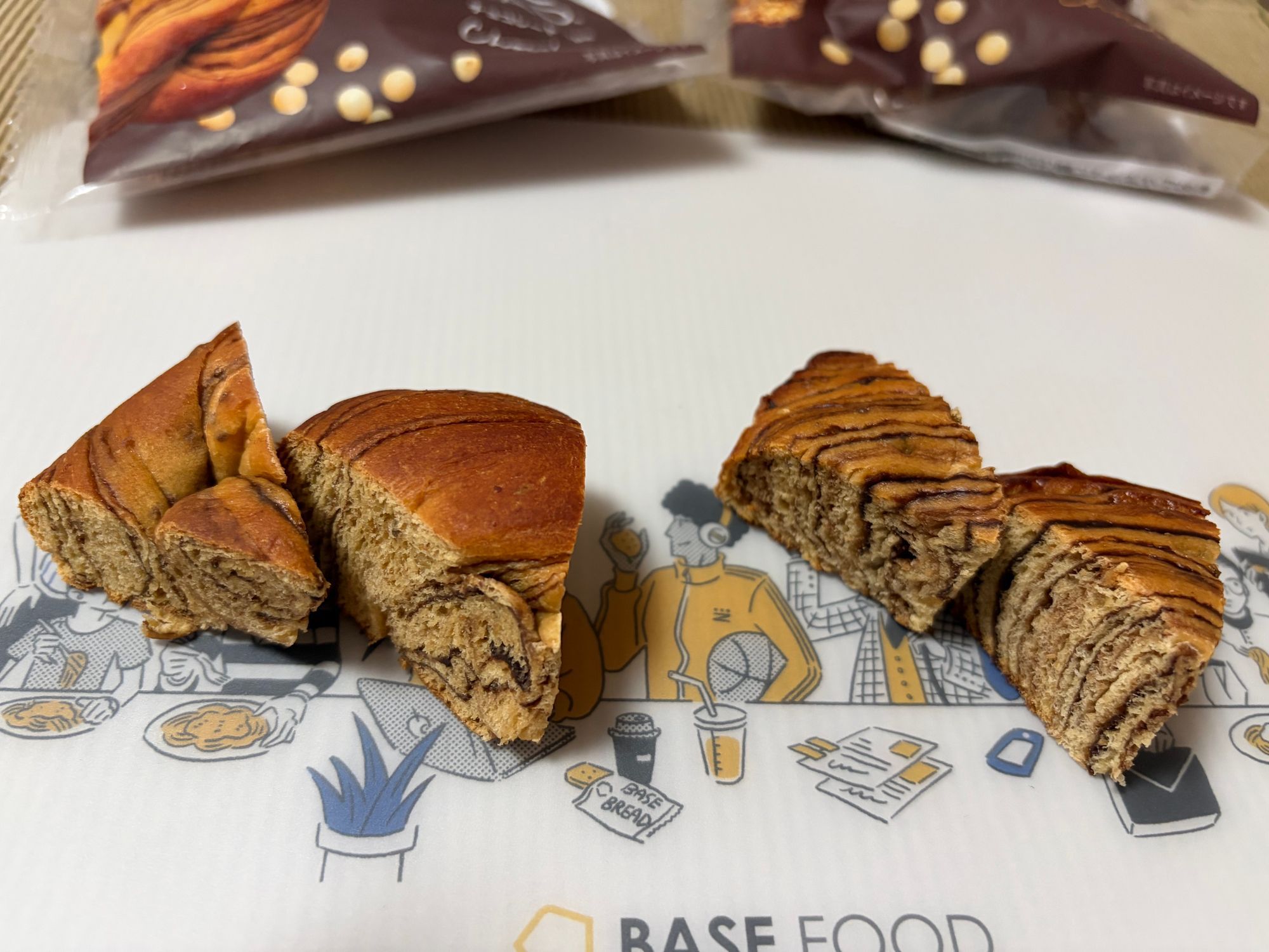 BASE BREADチョコレート新旧食べ比べ | BASE FOOD Labo