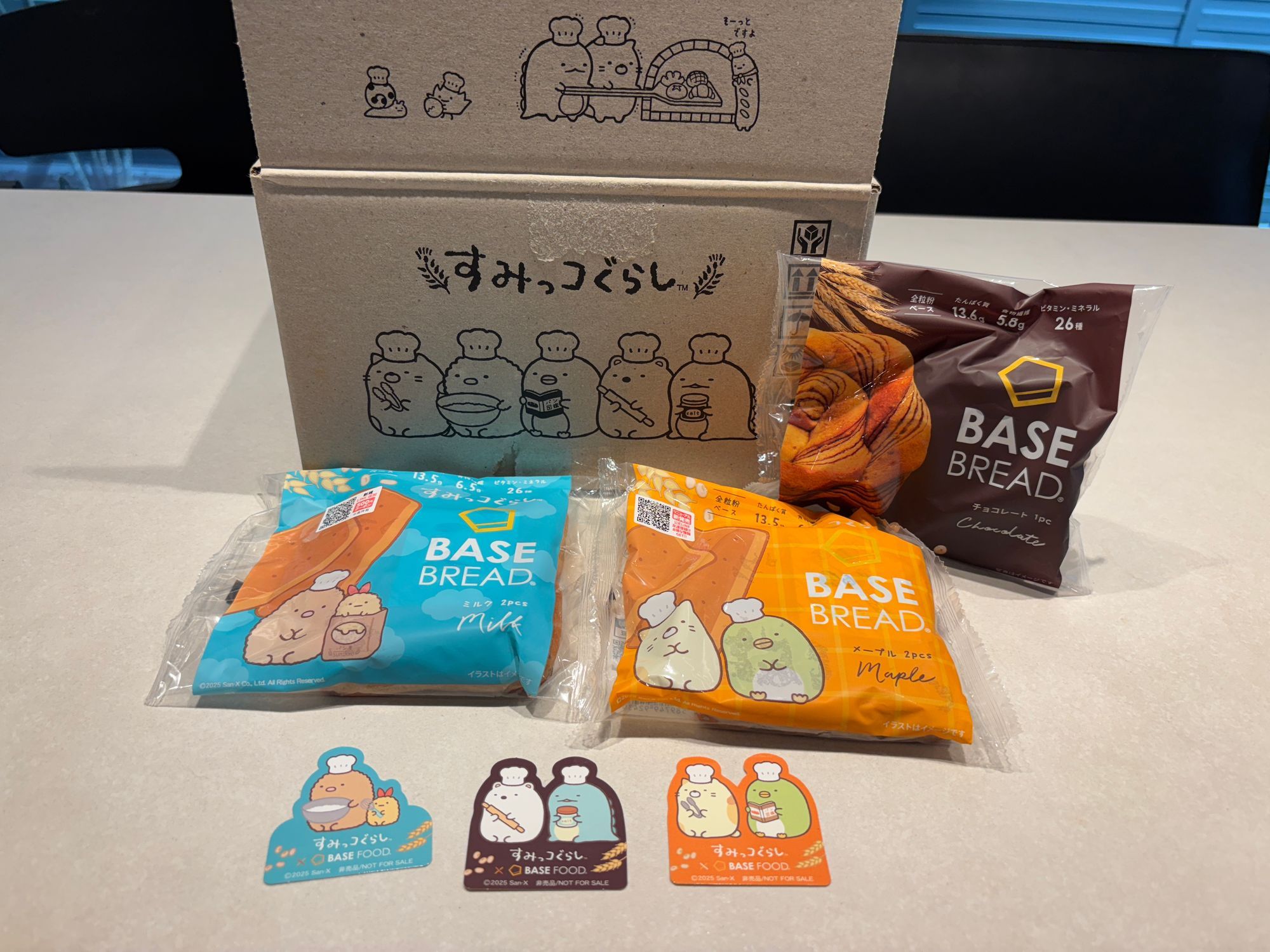 すみっコぐらし Basebread ゲット！ | BASE FOOD Labo